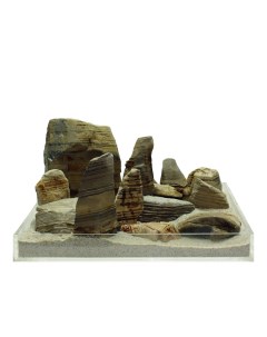 Камень для аквариума и террариума Gobi Stone XL натуральный 20 30 см Udeco