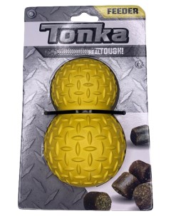 Игрушка для собак с дозатором для лакомств 10 мм желтая 12 7 см Tonka