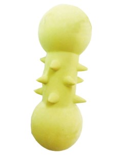Жевательная игрушка для собак Гантеля желтая 12 6 см Tarky