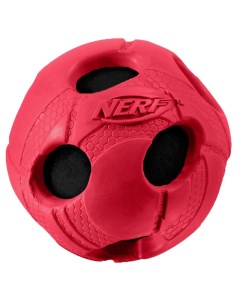 Апорт для собак Мяч с отверстиями цвет в ассортименте длина 5 см Nerf