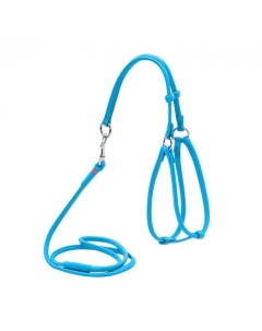 Шлейка для собак Glamour 1 полиэстер нейлон голубой 6 мм 27 35см 22 35 Collar
