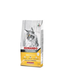 Сухой корм для кошек Professional Sterilized с курицей и телятиной 1 5кг Morando