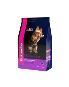 Сухой корм для котят Kitten Healthy Start птица 4 шт по 5 кг Eukanuba