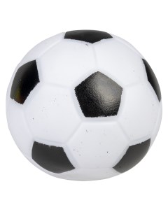 Игрушка для собак виниловая Футбольный мяч чёрно белая 7 3см Duvo+