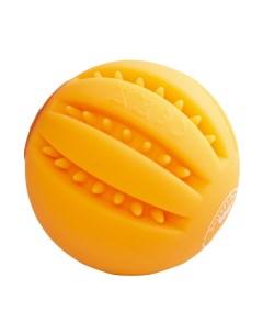 Игрушка для собак силиконовая Мяч светящийся оранжевая 6 4x6 4см Duvo+