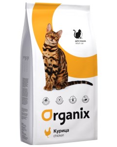 Сухой корм для кошек Adult Cat курица 2 шт по 18 кг Organix