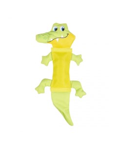 Мягкая игрушка для собак антивандальная Крокодил Коби зеленый 3 см Duvo+