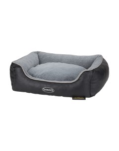Лежак для собак Chateau с бортиками серый 90 х 70 х 22 см Scruffs