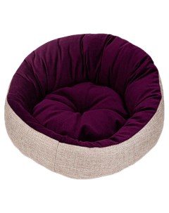 Лежак для собак и кошек Подиум Violet флок 48x48 см Xody