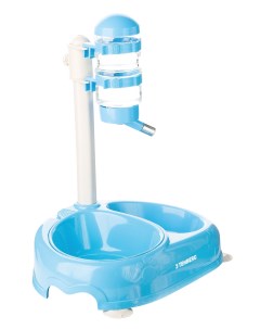 Поилка для собак и кошек Сухие усы Water Dispenser Dual Blue Tenberg