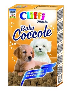 Лакомство для щенков Мясные бисквиты Baby Coccole 300г Cliffi