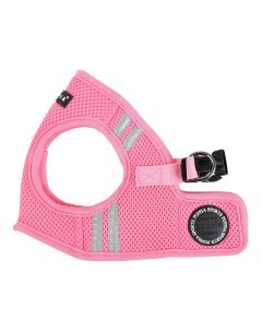 Шлейка жилет для собак S светоотражающая Soft полиэстер розовый Puppia