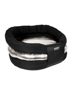 Лежак для собак и кошек Marianne чёрно серебристый 47х30см Anteprima