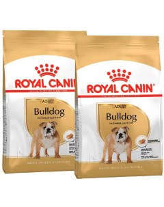 Сухой корм для собак BULLDOG ADULT английский бульдог 2шт по 12кг Royal canin