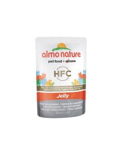 Влажный корм для кошек HFC Jelly тунец и сардинки 55г Almo nature
