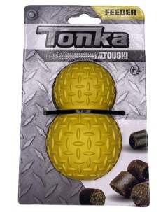 Игрушка для собак с дозатором для лакомств 8 мм желтая 10 2 см Tonka