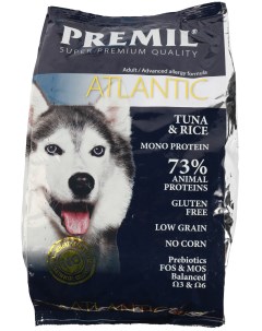 Сухой корм для собак Atlantic 3 кг Premil