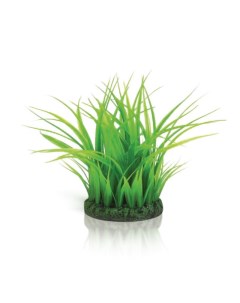 Искусственное растение для аквариума Кольцо с зеленой травой малое пластик 13см Biorb