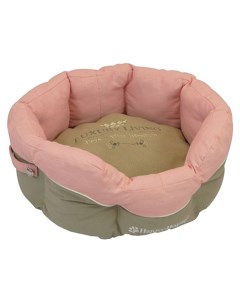 Лежак для животных Корзина LUXSURY LIVING розовый 4014 1 Happy house