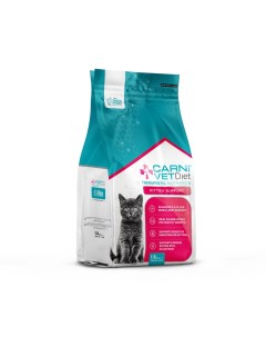 Сухой корм для котят CARNI Vet Diet Kitten Support при проблемах ЖКТ с птицей 1 5 кг Carni life