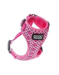 Шлейка для собак NEOFLEX TOTO розовая с узором S 32 44см Doog