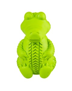 Игрушка для собак резиновая Крокодил зелёная 7 5x9 5x12см Duvo+