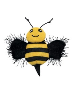 Мягкая игрушка для кошек с кошачьей мятой Better Buzz Пчела черный желтый 12 см Kong