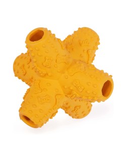 Игрушка для собак резиновая Звезда желтая 13cм Rosewood