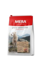 Сухой корм для собак Pure Sensitive Adult говядина и картофель 12 5кг Mera