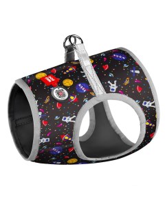 Шлейка для собак Waudog с рисунком NASA S1 обхват груди 40 45см Collar