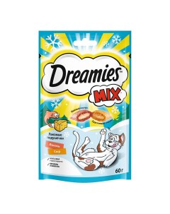 Лакомство для кошек подушечки в ассортименте 30 г Dreamies