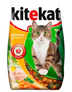 Сухой корм для кошек с курицей 2 шт по 0 35 Kitekat
