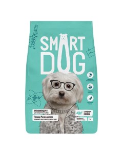 Сухой корм для взрослых собак всех пород с ягненком лососем индейкой 3 кг Smart dog