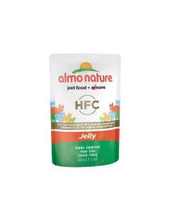 Влажный корм для кошек HFC Jelly тунец 55г Almo nature