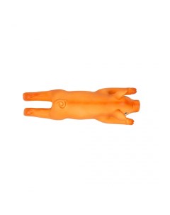 Игрушка пищалка для собак Хрюшка оранжевый 24 см Duvo+