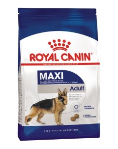 Сухой корм для собак Maxi Adult крупных пород мясо и рис 3 кг Royal canin