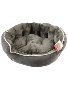 Лежанка для кошек и собак текстиль искусственный мех 40x40x17см серый Pet choice