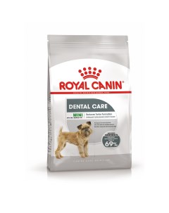 Сухой корм для собак Mini Dental Care повышенная чувствительность зубов 3 кг Royal canin