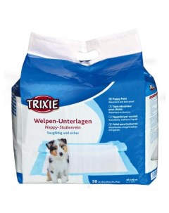 Пеленки для собак одноразовые 60 x 40 см 50 шт Trixie