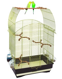 Клетка для птиц Agata 58х33х62 5 см коричневый золотой Imac