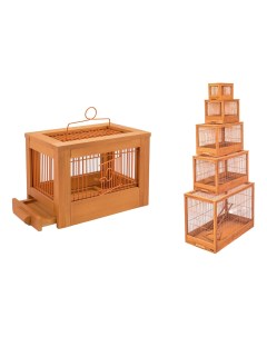 Клетка для птиц Ретро кантри клен 71x33 5x51 см Zoo-m