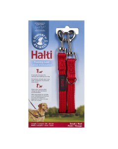 Поводок перестежка для собак COA HALTI Training Lead красный 200х1 5см Company of animals