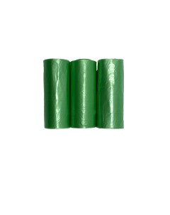 Пакеты для выгула 3 рулона цвет зеленый Laffytaffy