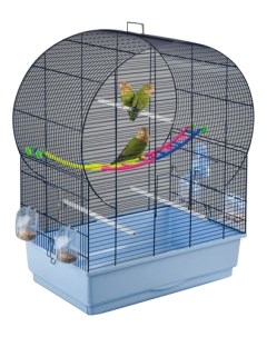 Клетка для птиц ANDORRA синий 61х38х76 см Imac