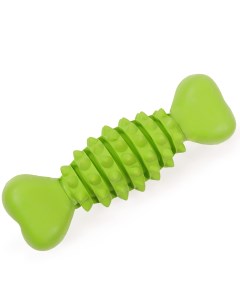 Игрушка для собак резиновая Кость игольчатая зеленая 20cм Rosewood