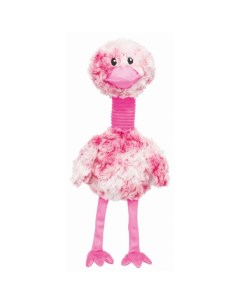 Мягкая игрушка для собак Птица розовый 44 см Trixie
