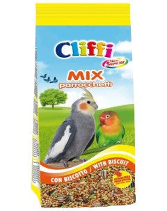 Сухой корм для длиннохвостых попугаев Superior Mix с печеньем 5 кг Cliffi