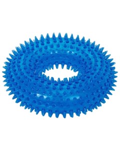 Игрушка для собак Кольцо пищалкой синее 12 5 см Marli