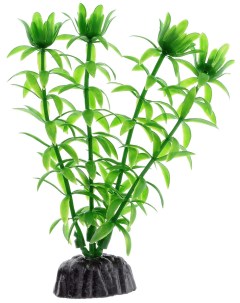 Искусственное растение для аквариума Элодея зеленая Plant 004 10 см пластик Barbus