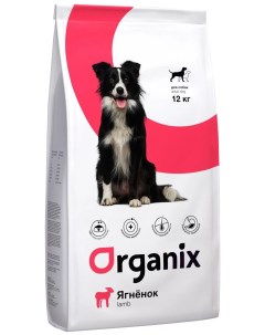 Сухой корм для собак ADULT DOG LAMB при аллергии яягненок 12 кг Organix
